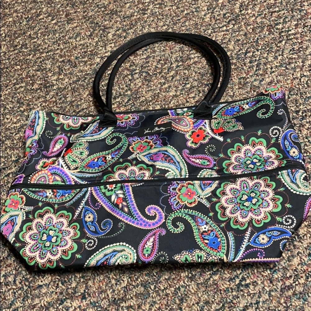Brand New Vera Bradley Expandable Travel Tote
